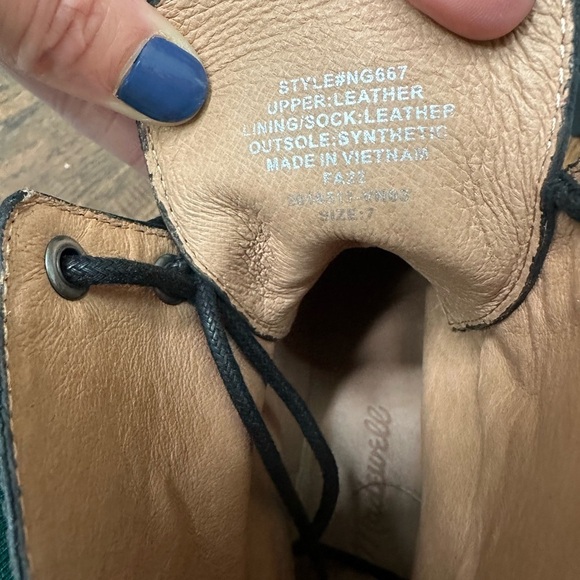 Madewell | The Rayna Lace-Up Boot in Leather - Picture 11 of 13